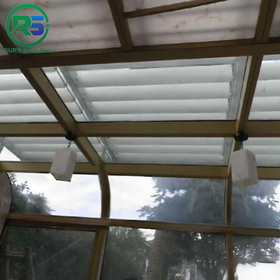 Exterior Pvdf Coating Aluminum Sun Shade System louvers 2-7mm Environment Friendly