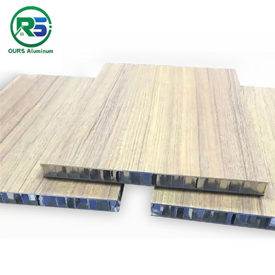 10mm Aluminum Honeycomb Panel Wood Grain Acoustic Filling Wooden Panel 4x8