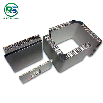 Customized Angle Shape Aluminum Honeycomb Wall Panels Honeycomb Ceiling 15-20 Years Warranty