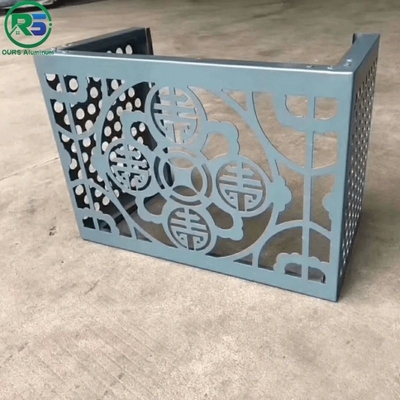 Perforated Sheets Aluminum Metal Cover For Ac Unit Outdoor Protection Cover Fireproof