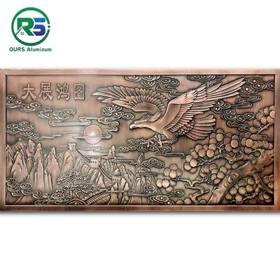 Relief Craftsmanship Aluminum Decorative Screens CNC Cutting 5.0mm 6.0mm