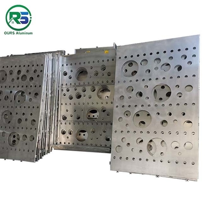 Irregular Perforated Metal Aluminum Ceiling Panel PVDF PPG Surface 2/3/4/5/6mm Thickness
