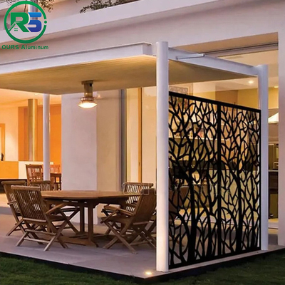 Branches Powder Coated Aluminium Decorative Screens Thickness 10MM