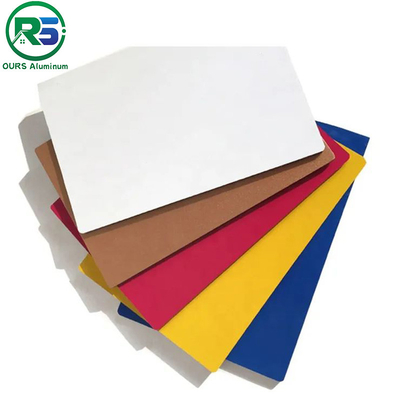 Waterproof Corrugated Aluminum Art Deco Wall Panels Suspended 300mm Custom Color