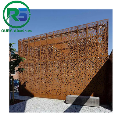 Building Curtain Wall For Ceiling Suspension Building Curtain Wall Panels Color Coated Alloy Plate Punched