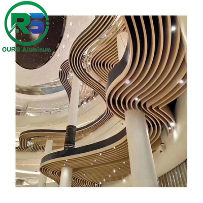 Facade Paneling Wall Cladding Aluminum Decorative Curtain Wall Perforated Metal Facade Aluminum Alloy Curtain Wall