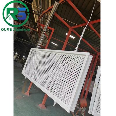 Artistic Aluminum laser cutting Wall Panels CNC Carved Exterior PVDF Coating