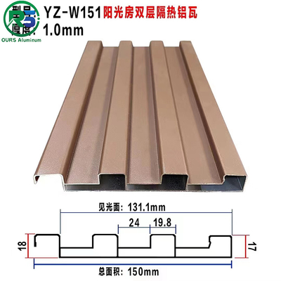 Environmental Friendly Linear Suspended Metal Ceiling 0.9mm White Aluminum Ceiling