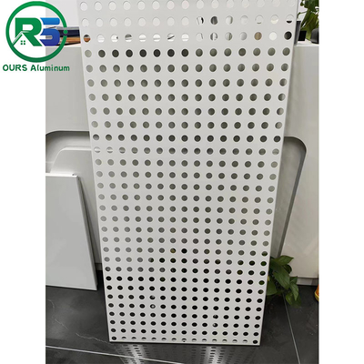 Artistic Aluminum laser cutting Aluminum Perforated  Panels CNC Carved Exterior PVDF Coating