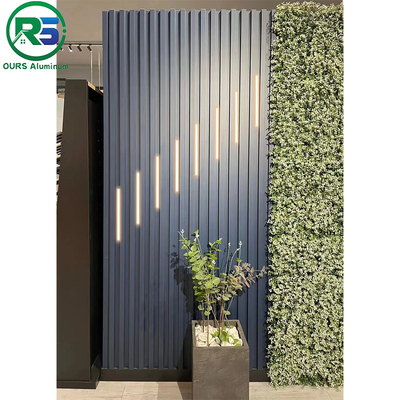 External Commercial Aluminum Art Deco Metal Panels Screen Blue Sky Metal Wall Tiles