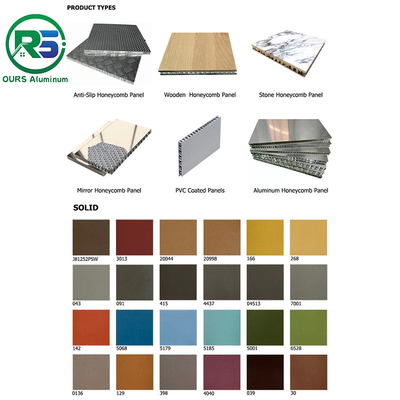10mm Aluminum Honeycomb Panel Wood Grain Acoustic Filling Wooden Panel 4x8