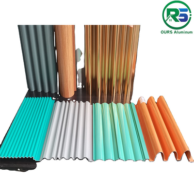 External Commercial Aluminum Art Deco Metal Panels Screen Blue Sky Metal Wall Tiles