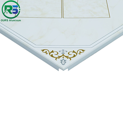 Fireproof Interior Wall Aluminum Honeycomb Panels 4x8 Aluminium Architectural Tiles Tegular