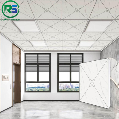 Fireproof Interior Wall Aluminum Honeycomb Panels 4x8 Aluminium Architectural Tiles Tegular