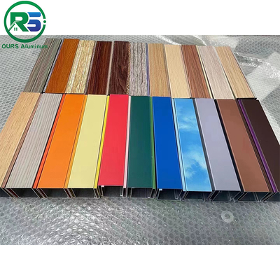 Environmental Friendly Linear Suspended Metal Ceiling 0.9mm White Aluminum Ceiling