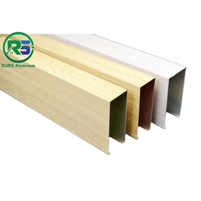 Environmental Friendly Linear Suspended Metal Ceiling 0.8mm White Aluminum Ceiling