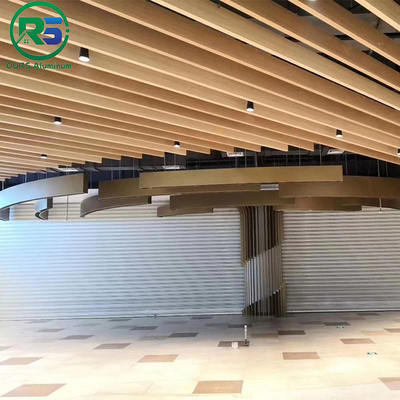1.0mm Suspended Metal Ceiling in Wine Red for Modern and Simple Decoration