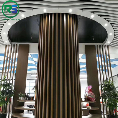 1.0mm Suspended Metal Ceiling in Wine Red for Modern and Simple Decoration