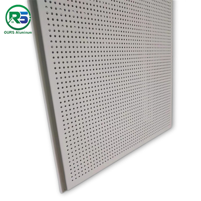 600mm Lay In Perforated Aluminum Ceiling Tiles Powder Coating