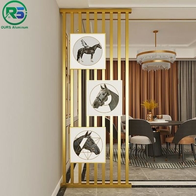 Square Tube Aluminium Decorative Screens Perforated Metal Sheet Facade
