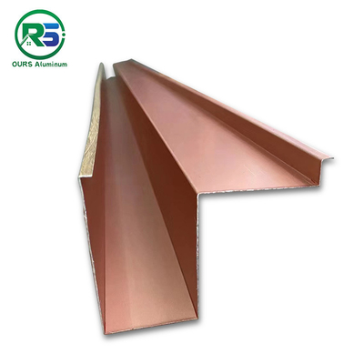 Non Flammable Solid Aluminum Decorative Wall Panel  Sheet Wooden Tiles 3.0mm