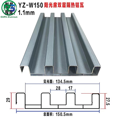 Environmental Friendly Linear Suspended Metal Ceiling 0.9mm White Aluminum Ceiling