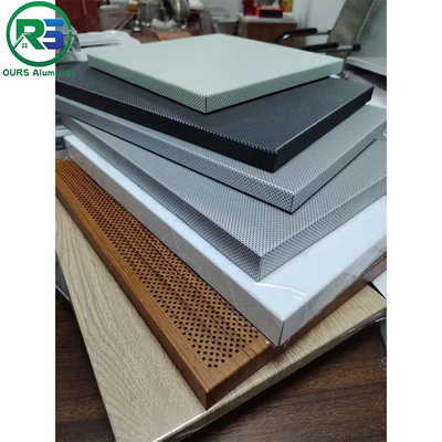 External Commercial Aluminum Art Deco Metal Panels Screen Blue Sky Metal Wall Tiles
