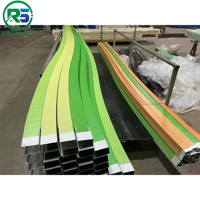 Environmental Friendly Linear Suspended Metal Ceiling 0.9mm White Aluminum Ceiling