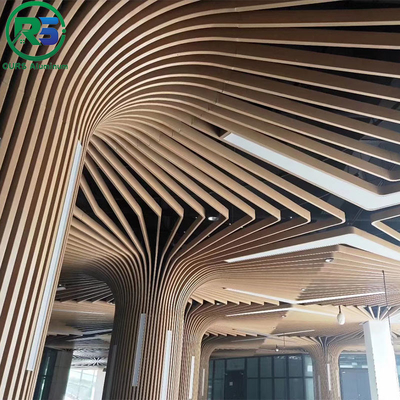 1.0mm Suspended Metal Ceiling in Wine Red for Modern and Simple Decoration