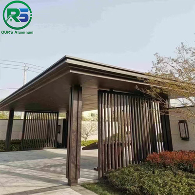 Aluminum Wall Panels 0.6-3.5mm Thickness in Wine Red for Versatile Protection and Adjustable Vision Height